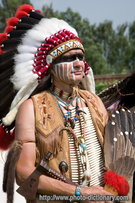 North American Indian - photo/picture definition - North American Indian word and phrase image