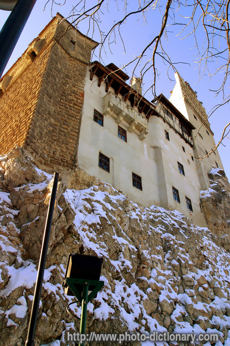 Bran castle - photo/picture definition - Bran castle word and phrase image
