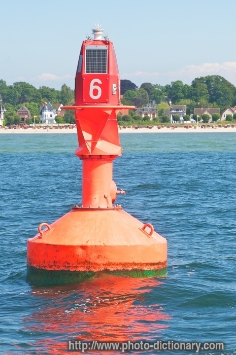 moored buoy - photo/picture definition - moored buoy word and phrase image