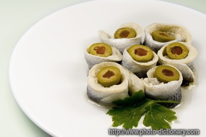 rollmops - photo/picture definition - rollmops word and phrase image