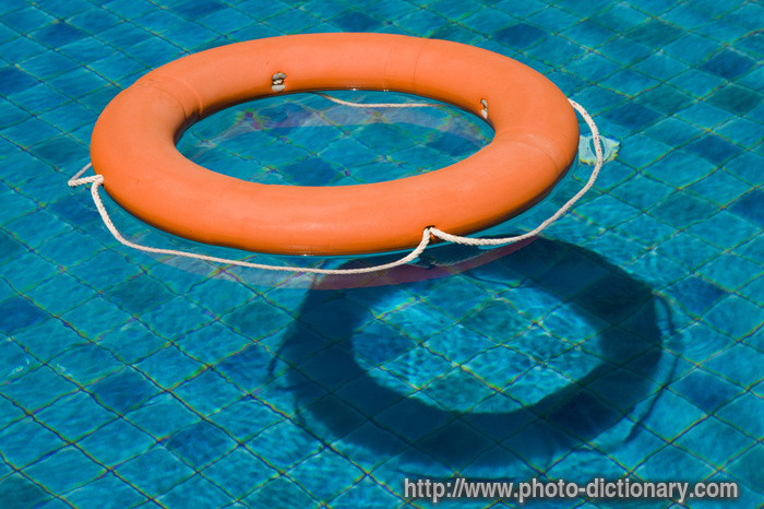 life ring - photo/picture definition - life ring word and phrase image