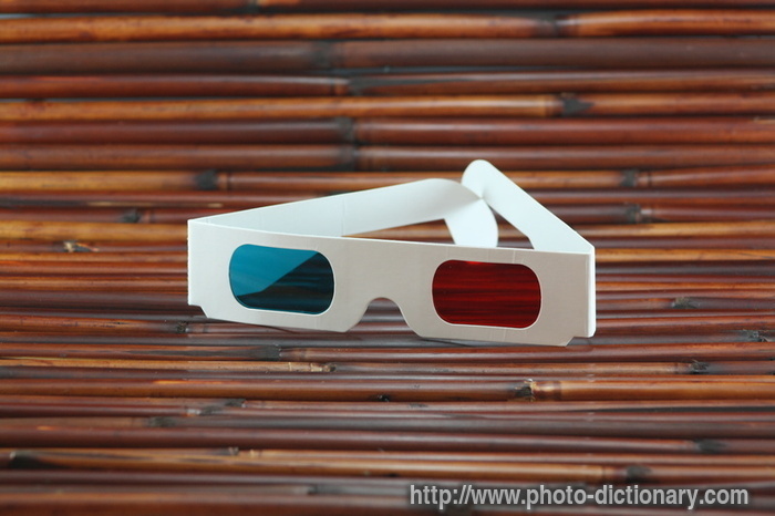 3d glasses - photo/picture definition - 3d glasses word and phrase image