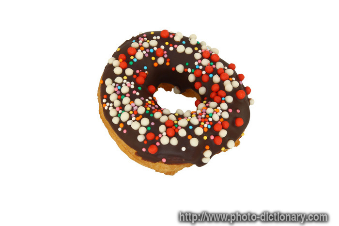 donut - photo/picture definition - donut word and phrase image