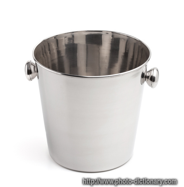 ice bucket - photo/picture definition - ice bucket word and phrase image