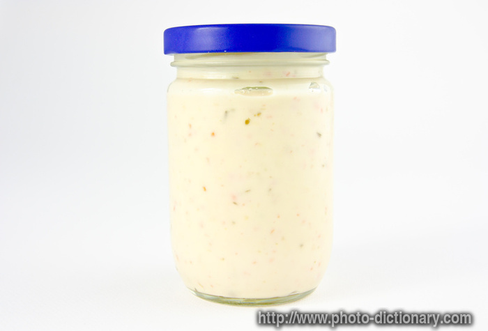 salad creme - photo/picture definition - salad creme word and phrase image