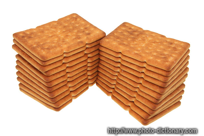 crackers - photo/picture definition - crackers word and phrase image
