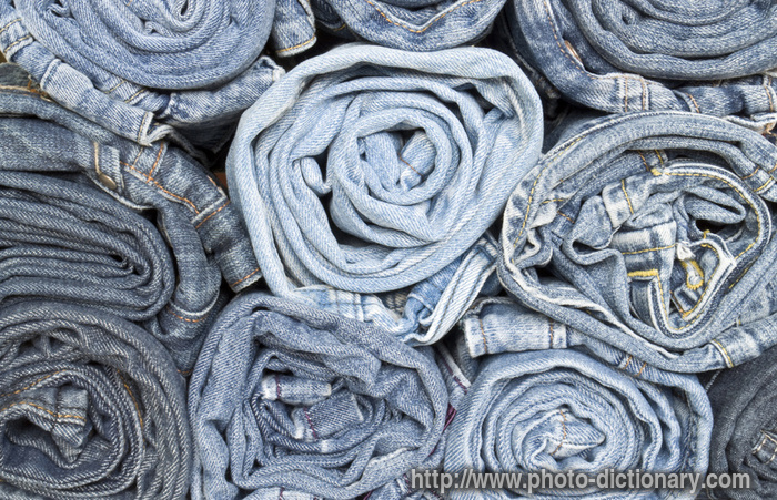 jeans rolls - photo/picture definition - jeans rolls word and phrase image