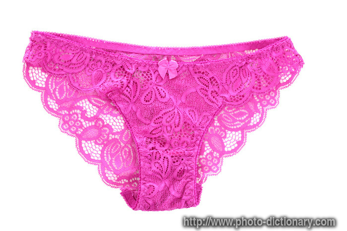 lacy panties - photo/picture definition at Photo Dictionary - lacy