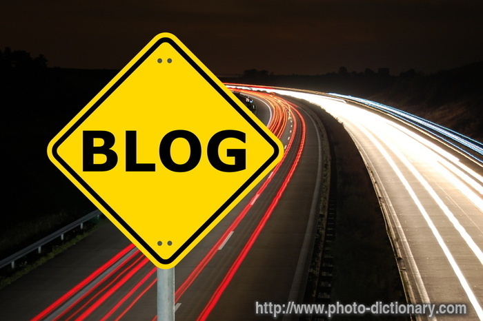 blog traffic - photo/picture definition - blog traffic word and phrase image