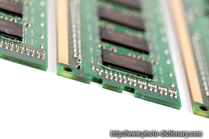 memory modules - photo/picture definition - memory modules word and phrase image