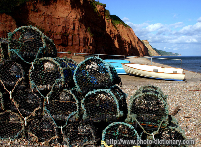 crab baskets - photo/picture definition - crab baskets word and phrase image