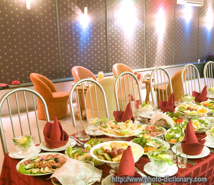 banquet - photo/picture definition - banquet word and phrase image