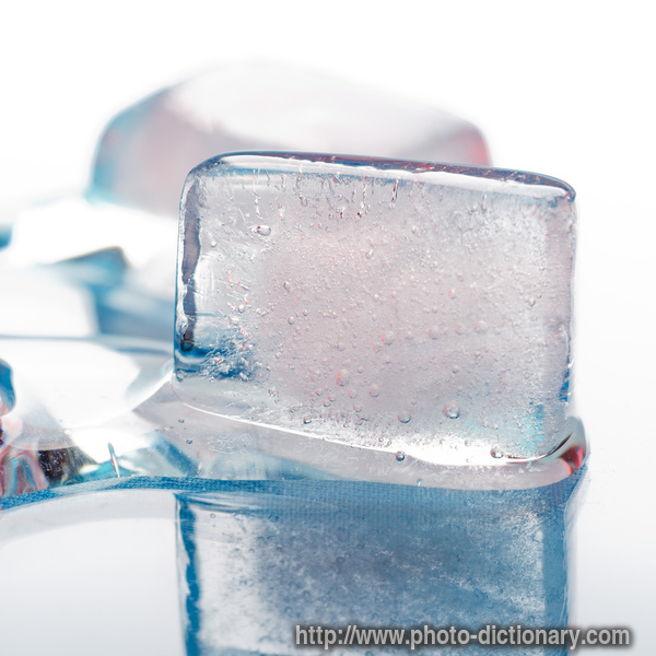 melting ice - photo/picture definition - melting ice word and phrase image