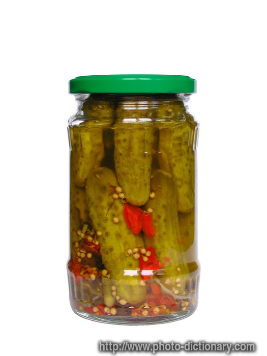 pickles - photo/picture definition - pickles word and phrase image