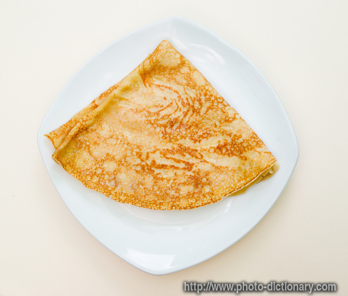pancake - photo/picture definition - pancake word and phrase image