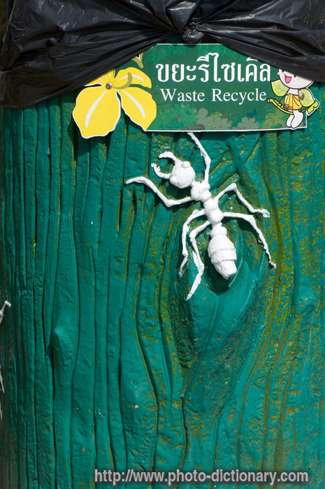 waste recycle - photo/picture definition - waste recycle word and phrase image