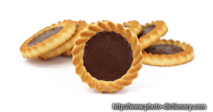 chocolate tarts - photo/picture definition - chocolate tarts word and phrase image