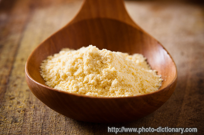 corn flour - photo/picture definition - corn flour word and phrase image
