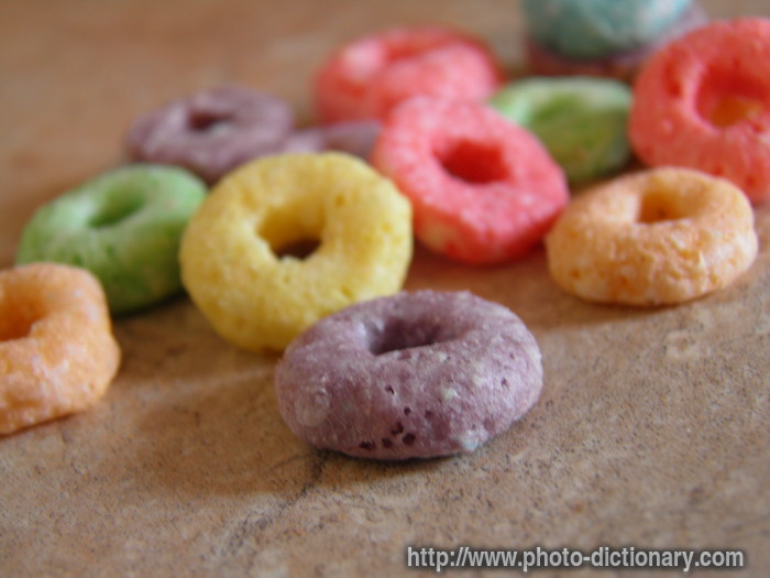 Fruit Loops - photo/picture definition - Fruit Loops word and phrase image