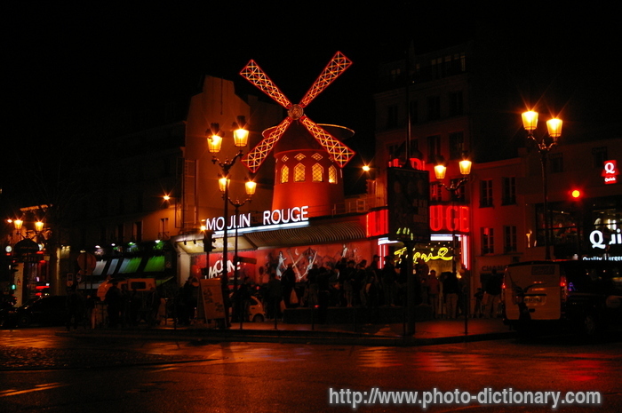 moulin rouge - photo/picture definition - moulin rouge word and phrase image