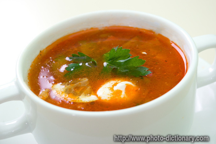 soup - photo/picture definition - soup word and phrase image