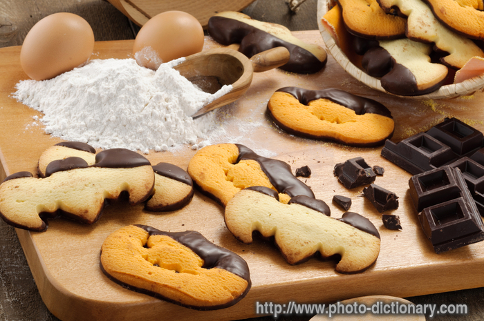 Halloween cookies - photo/picture definition - Halloween cookies word and phrase image