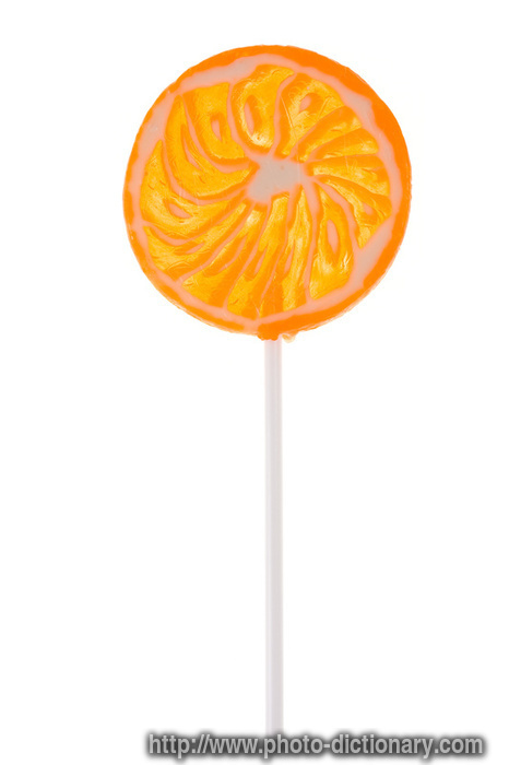 lollipop - photo/picture definition - lollipop word and phrase image