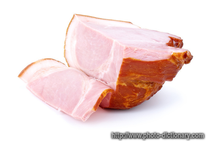 ham - photo/picture definition - ham word and phrase image