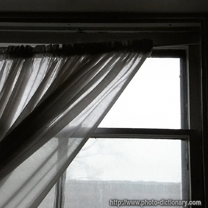 curtain - photo/picture definition - curtain word and phrase image