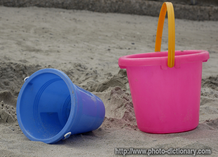 bucket - photo/picture definition - bucket word and phrase image