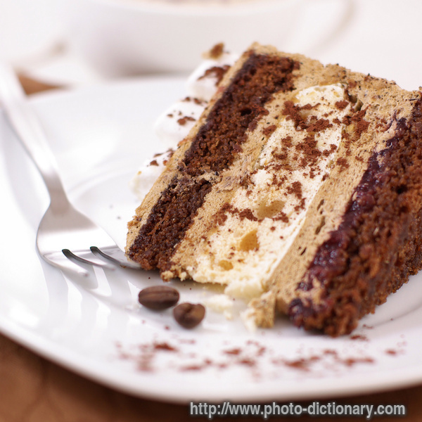 cake - photo/picture definition - cake word and phrase image
