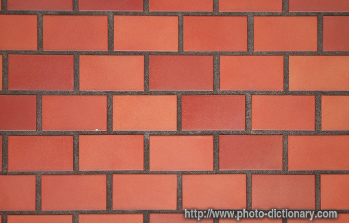 brick - photo/picture definition at Photo Dictionary - brick word and