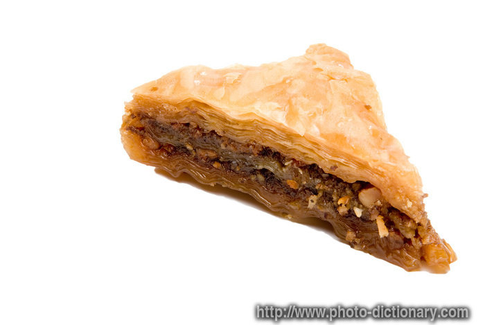 baclava - photo/picture definition - baclava word and phrase image