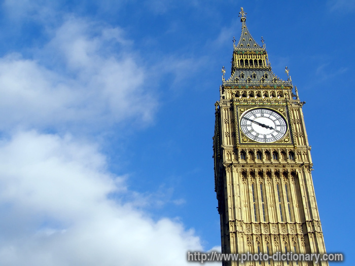 Big Ben - photo/picture definition - Big Ben word and phrase image
