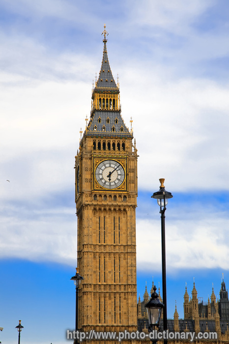 Big Ben - photo/picture definition at Photo Dictionary - Big Ben word