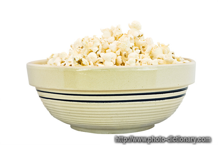popcorn - photo/picture definition - popcorn word and phrase image