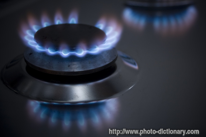 gas stove - photo/picture definition - gas stove word and phrase image