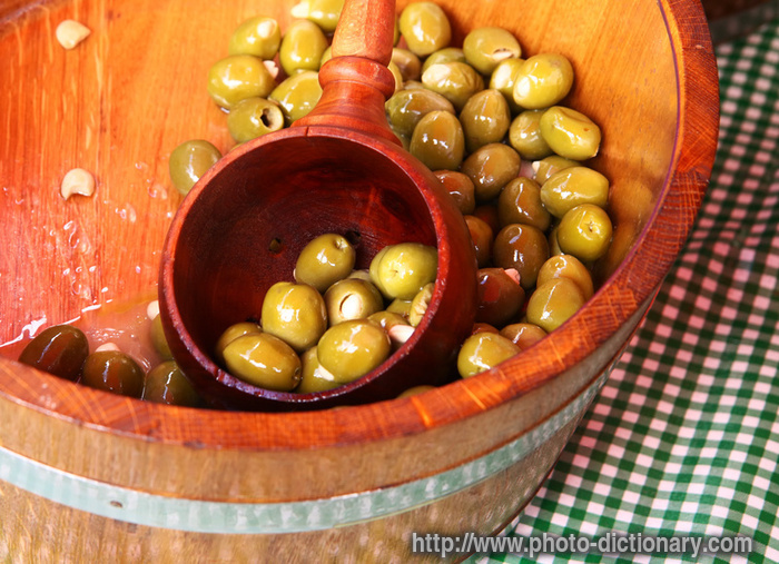 olives - photo/picture definition - olives word and phrase image