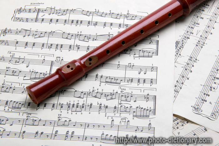 flute - photo/picture definition - flute word and phrase image