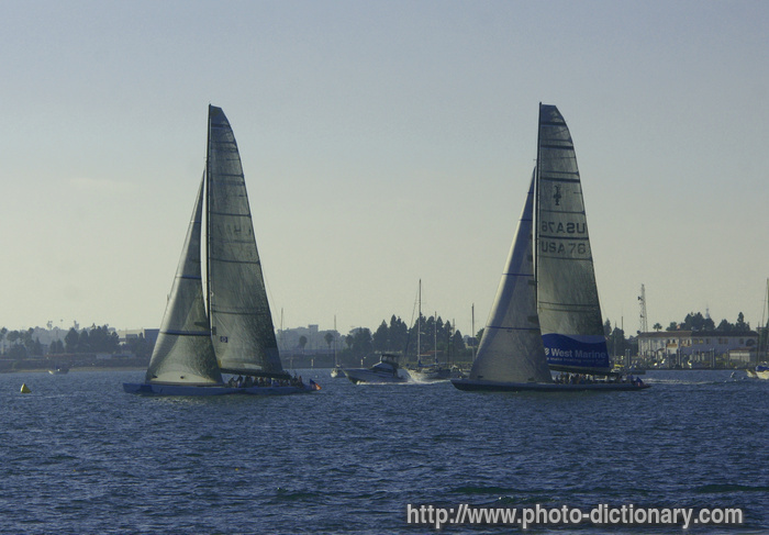 sailboat - photo/picture definition - sailboat word and phrase image