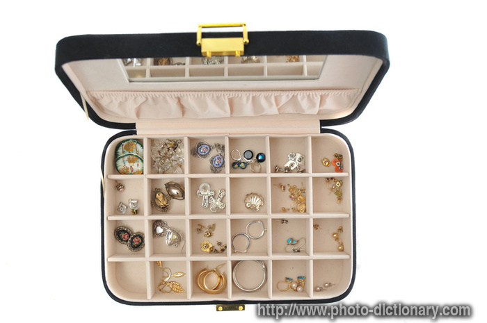 jewellery box - photo/picture definition - jewellery box word and phrase image