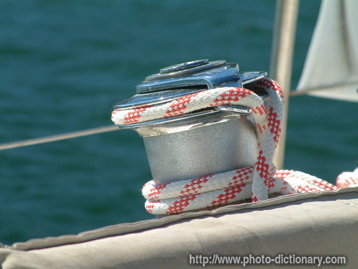 sailboat winch - photo/picture definition - sailboat winch word and 
