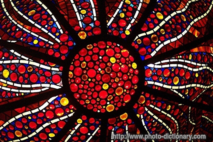 stained glass - photo/picture definition - stained glass word and phrase image