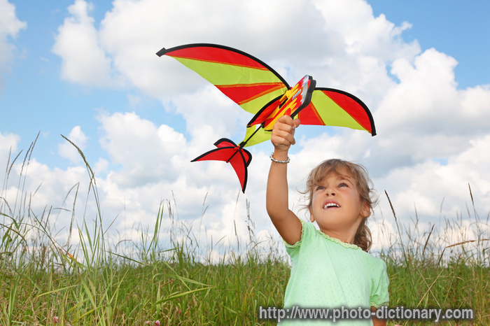 kite - photo/picture definition - kite word and phrase image