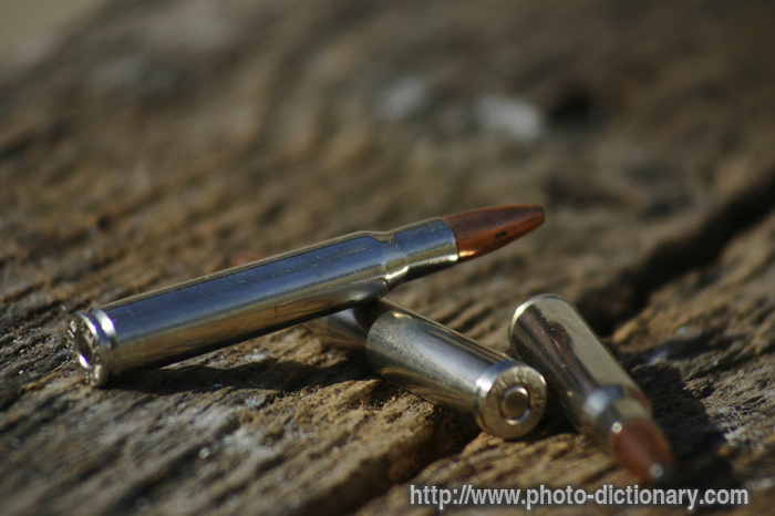 bullet - photo/picture definition - bullet word and phrase image