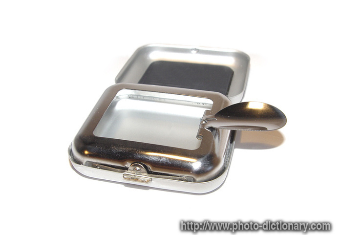 portable ashtray - photo/picture definition - portable ashtray word and phrase image