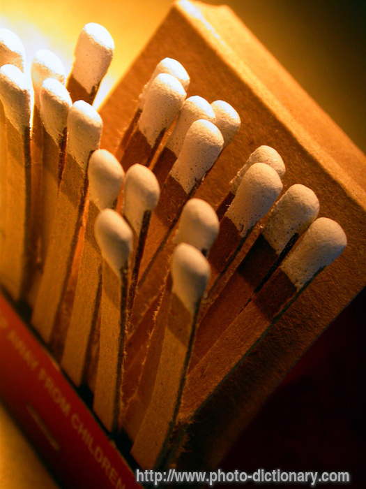 book of matches - photo/picture definition - book of matches word and phrase image