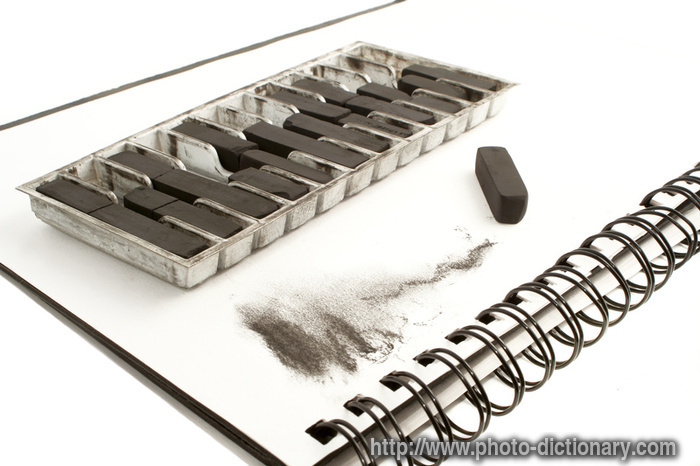 charcoal - photo/picture definition - charcoal word and phrase image