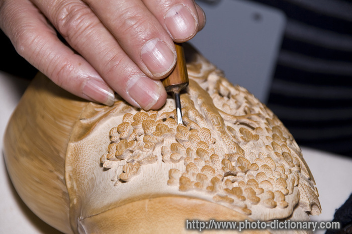 woodcarving - photo/picture definition - woodcarving word and phrase image