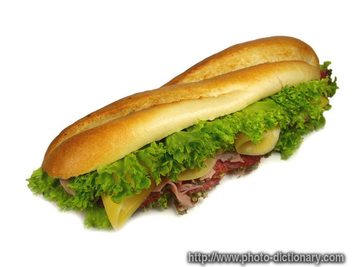 sandwich  photo\/picture definition at Photo Dictionary  sandwich word and phrase defined by 